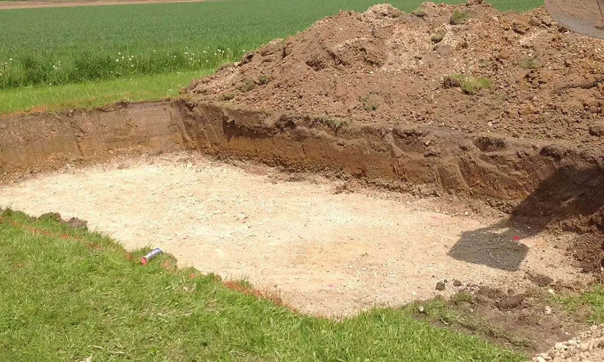 Pool Heidelberg Baugrube