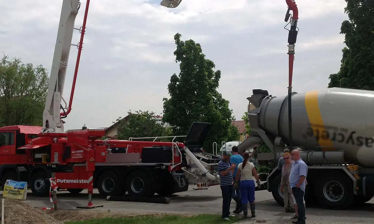 Pool Heidelberg Betonlieferung