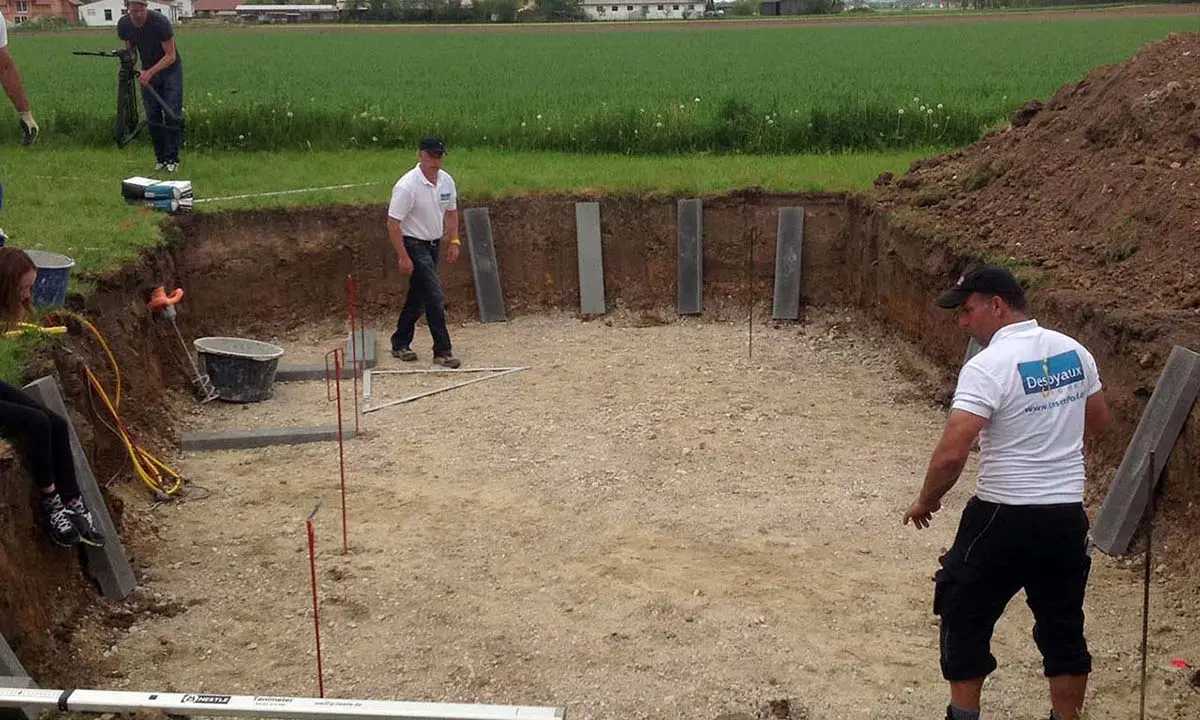 Poolbau Heidelberg Vorbereitung